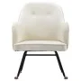 Silla mecedora de terciopelo blanco crema de vidaXL, Mecedoras - Ref: Foro24-289901, Precio: 174,34 €, Descuento: %