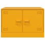 Mesa de centro de acero amarillo mostaza 67x50x44 cm de vidaXL, Mesas de centro - Ref: Foro24-841730, Precio: 79,41 €, Descue...