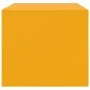 Mesa de centro de acero amarillo mostaza 67x50x44 cm de vidaXL, Mesas de centro - Ref: Foro24-841730, Precio: 78,60 €, Descue...