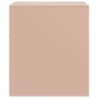 Mesita de noche acero rosa 34,5x39x44 cm de vidaXL, Mesitas de noche - Ref: Foro24-841753, Precio: 54,46 €, Descuento: %
