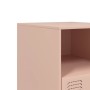 Mesita de noche acero rosa 34,5x39x44 cm de vidaXL, Mesitas de noche - Ref: Foro24-841753, Precio: 54,46 €, Descuento: %
