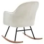 Silla mecedora de terciopelo blanco crema de vidaXL, Mecedoras - Ref: Foro24-289901, Precio: 174,34 €, Descuento: %