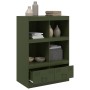 Aparador de acero verde oliva 67x39x95 cm de vidaXL, Aparadores - Ref: Foro24-841803, Precio: 121,82 €, Descuento: %