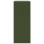 Aparador de acero verde oliva 67x39x95 cm de vidaXL, Aparadores - Ref: Foro24-841803, Precio: 121,82 €, Descuento: %