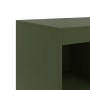 Aparador de acero verde oliva 67x39x95 cm de vidaXL, Aparadores - Ref: Foro24-841803, Precio: 121,82 €, Descuento: %
