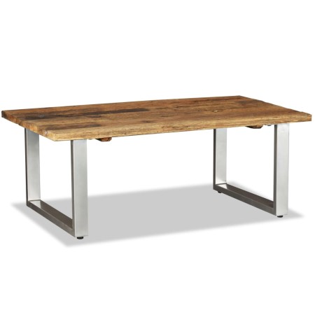 Mesa de centro madera maciza reciclada 100x60x38 cm en Mesas de centro | Comprar online en Foru.es