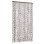Cortina antimoscas chenilla beige y blanco 118x220 cm de vidaXL, Mosquiteras para ventanas - Ref: Foro24-4004892, Precio: 71,...