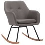 Silla mecedora de tela gris claro de vidaXL, Mecedoras - Ref: Foro24-289527, Precio: 109,57 €, Descuento: %
