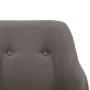 Silla mecedora de tela gris claro de vidaXL, Mecedoras - Ref: Foro24-289527, Precio: 109,57 €, Descuento: %