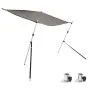 Verlängerungs-T-Top-Markise-Set in Grau, 170x170x(113-182,5) cm. von vidaXL, Aufbewahrungsabdeckungen für Boote - Ref: Foro24...
