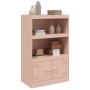 Aparador de acero rosa 67x39x107 cm de vidaXL, Aparadores - Ref: Foro24-841668, Precio: 119,57 €, Descuento: %