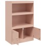 Aparador de acero rosa 67x39x107 cm de vidaXL, Aparadores - Ref: Foro24-841668, Precio: 119,57 €, Descuento: %