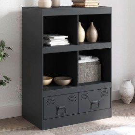 Aparador de acero gris antracita 67x39x95 cm de vidaXL, Aparadores - Ref: Foro24-841801, Precio: 108,82 €, Descuento: %