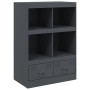 Aparador de acero gris antracita 67x39x95 cm de vidaXL, Aparadores - Ref: Foro24-841801, Precio: 108,82 €, Descuento: %