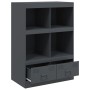 Aparador de acero gris antracita 67x39x95 cm de vidaXL, Aparadores - Ref: Foro24-841801, Precio: 108,82 €, Descuento: %