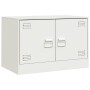 Muebles para TV 2 unidades acero blanco 67x39x44 cm de vidaXL, Muebles TV - Ref: Foro24-841642, Precio: 109,14 €, Descuento: %