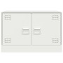 Muebles para TV 2 unidades acero blanco 67x39x44 cm de vidaXL, Muebles TV - Ref: Foro24-841642, Precio: 109,14 €, Descuento: %