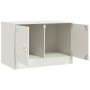 Muebles para TV 2 unidades acero blanco 67x39x44 cm de vidaXL, Muebles TV - Ref: Foro24-841642, Precio: 109,14 €, Descuento: %