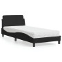 Cama con colchón tela negro 90x190 cm de vidaXL, Camas y somieres - Ref: Foro24-3208306, Precio: 248,68 €, Descuento: %