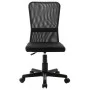 Silla de oficina de tela de malla negra 44x52x100 cm de vidaXL, Sillas de oficina - Ref: Foro24-289510, Precio: 73,04 €, Desc...