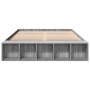 Estructura de cama madera de ingeniería gris Sonoma 140x200 cm de vidaXL, Camas y somieres - Ref: Foro24-3280571, Precio: 173...