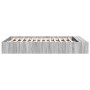 Estructura de cama madera de ingeniería gris Sonoma 140x200 cm de vidaXL, Camas y somieres - Ref: Foro24-3280571, Precio: 173...