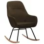 Silla mecedora de tela marrón de vidaXL, Mecedoras - Ref: Foro24-289540, Precio: 178,80 €, Descuento: %