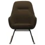 Silla mecedora de tela marrón de vidaXL, Mecedoras - Ref: Foro24-289540, Precio: 178,80 €, Descuento: %