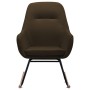 Silla mecedora de tela marrón de vidaXL, Mecedoras - Ref: Foro24-289540, Precio: 181,37 €, Descuento: %
