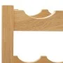 Wine rack for 6 bottles solid oak wood 37x21x21 cm by vidaXL, Wine racks - Ref: Foro24-289201, Price: 40,93 €, Discount: %