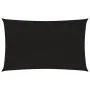Toldo de vela rectangular HDPE negro 160 g/m² 6x8 m de vidaXL, Sombrillas - Ref: Foro24-311745, Precio: 87,11 €, Descuento: %