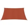 Toldo de vela cuadrado HDPE terracota 160 g/m² 4,5x4,5 m de vidaXL, Sombrillas - Ref: Foro24-311332, Precio: 44,41 €, Descuen...