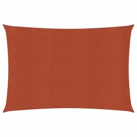 Toldo de vela rectangular HDPE terracota 160 g/m² 3,5x4,5 m de vidaXL, Sombrillas - Ref: Foro24-311351, Precio: 39,24 €, Desc...