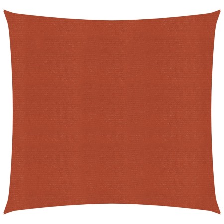 Toldo de vela cuadrado HDPE terracota 160 g/m² 3,6x3,6 m de vidaXL, Sombrillas - Ref: Foro24-311330, Precio: 34,58 €, Descuen...