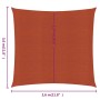 Toldo de vela cuadrado HDPE terracota 160 g/m² 3,6x3,6 m de vidaXL, Sombrillas - Ref: Foro24-311330, Precio: 34,58 €, Descuen...