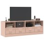 Muebles para TV 2 unidades acero rosa 67x39x44 cm de vidaXL, Muebles TV - Ref: Foro24-841742, Precio: 131,14 €, Descuento: %