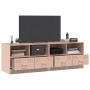 Muebles para TV 2 unidades acero rosa 67x39x44 cm de vidaXL, Muebles TV - Ref: Foro24-841742, Precio: 131,14 €, Descuento: %