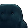 Silla mecedora de terciopelo azul de vidaXL, Mecedoras - Ref: Foro24-289518, Precio: 116,41 €, Descuento: %