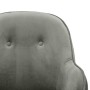 Silla mecedora de terciopelo gris de vidaXL, Mecedoras - Ref: Foro24-289519, Precio: 130,76 €, Descuento: %