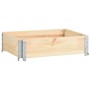Collar de caja de pallet madera maciza de pino 60x80 cm de vidaXL, Plataformas de carga y palés - Ref: Foro24-310048, Precio:...