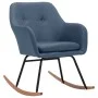 Blauer Schaukelstuhl aus Stoff von vidaXL, Schaukelstühle - Ref: Foro24-289531, Preis: 108,27 €, Rabatt: %