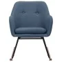 Blauer Schaukelstuhl aus Stoff von vidaXL, Schaukelstühle - Ref: Foro24-289531, Preis: 108,27 €, Rabatt: %