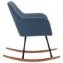 Blauer Schaukelstuhl aus Stoff von vidaXL, Schaukelstühle - Ref: Foro24-289531, Preis: 108,27 €, Rabatt: %