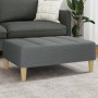 Reposapiés de tela gris oscuro 77x55x31 cm de vidaXL, Otomanas - Ref: Foro24-4007390, Precio: 72,32 €, Descuento: %