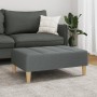 Reposapiés de tela gris oscuro 77x55x31 cm de vidaXL, Otomanas - Ref: Foro24-4007390, Precio: 72,32 €, Descuento: %