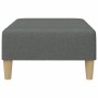 Reposapiés de tela gris oscuro 77x55x31 cm de vidaXL, Otomanas - Ref: Foro24-4007390, Precio: 72,32 €, Descuento: %
