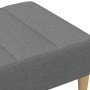 Reposapiés de tela gris oscuro 77x55x31 cm de vidaXL, Otomanas - Ref: Foro24-4007390, Precio: 72,32 €, Descuento: %