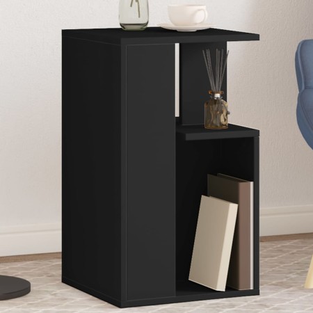 Mesa auxiliar madera de ingeniería negro 35x35x60 cm de vidaXL, Mesas de centro - Ref: Foro24-840738, Precio: 43,63 €, Descue...