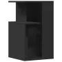 Mesa auxiliar madera de ingeniería negro 35x35x60 cm de vidaXL, Mesas de centro - Ref: Foro24-840738, Precio: 42,76 €, Descue...