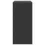 Aparador de acero negro 67x39x83 cm de vidaXL, Aparadores - Ref: Foro24-841679, Precio: 178,09 €, Descuento: %